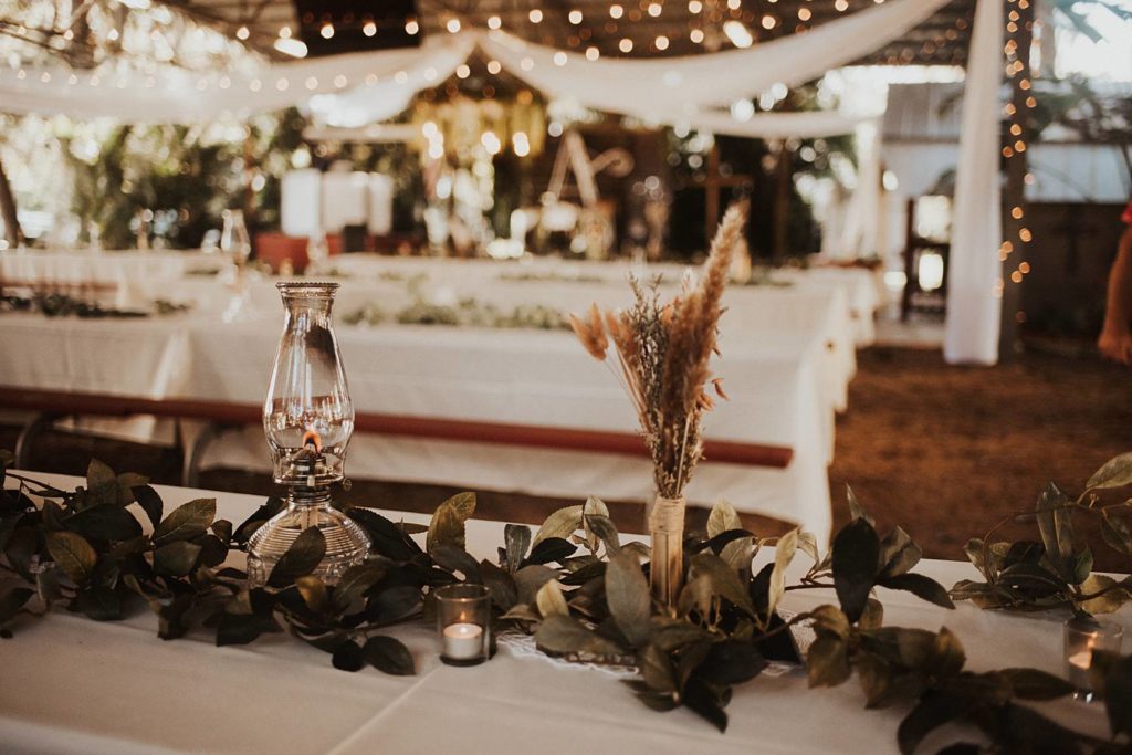 Rustic barn wedding details for Okeechobee Florida wedding