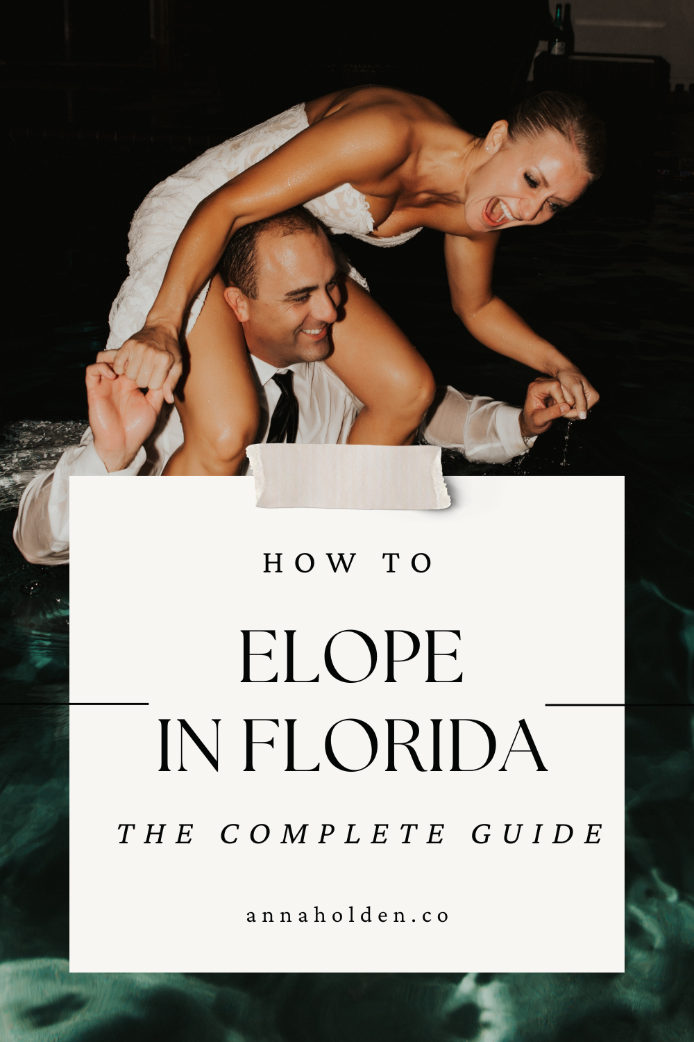 A resource on how to elope in Florida